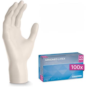 GGM Gastro | (10 stuks) ARNOWA | Wegwerp latex handschoenen, Overige kleuren, Verzenden, Nieuw, Werkschoenen