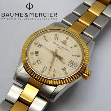 Baume & Mercier - Date Acciaio/Oro - Ref. 5188 - Heren -, Nieuw