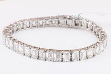 Armband - 18 karaat Witgoud - 35.00ct. tw. Diamant, Nieuw