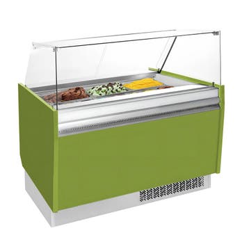 GGM Gastro | Ijsvitrine LIAM - 1310mm - statische koeling -, Zakelijke goederen, Horeca | Keukenapparatuur, Verzenden, Nieuw in verpakking