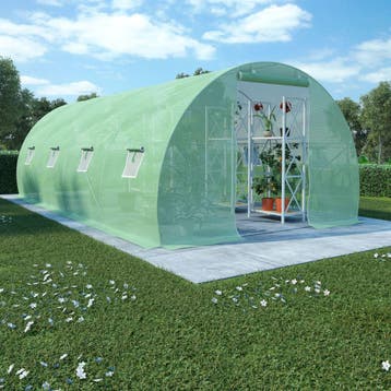 vidaXL Kas 18 m² 600x300x200 cm, Verzenden, Nieuw