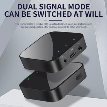 Bluetooth 6.0 Audio Ontvanger & Zender - Draadloze AUX Adapt, Verzenden, Nieuw