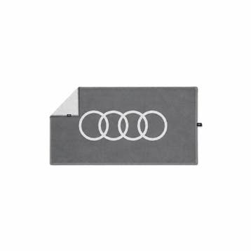 Audi handdoek (50 x 100 cm) lichtgrijs, Ophalen of Verzenden, Nieuw