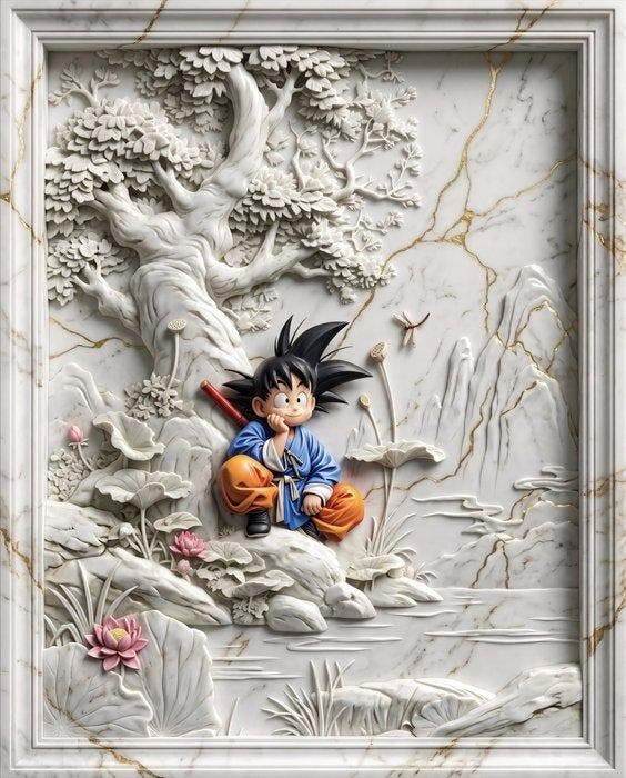 Makayhos - [Canvas] Kid Goku – Silent Journey, Spelcomputers en Games, Spelcomputers | Overige Accessoires