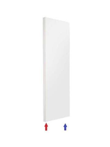 verticale design radiator vlak 160 x 50 cm type 21 1920 watt, Radiator, Nieuw, Minder dan 60 cm, 80 cm of meer