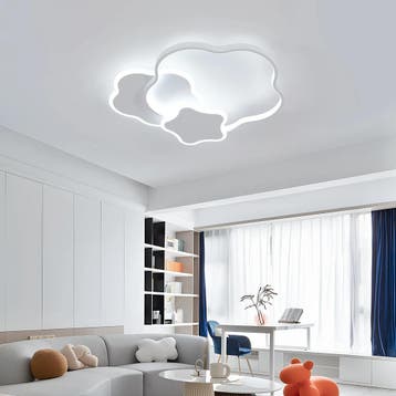 Stervormige LED plafondlamp dimbaar 31W wit, Verzenden, Nieuw