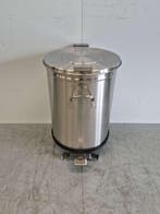 RVS Saro prullenbak afvalbak met voetpedaal 50 liter Horeca, Ophalen of Verzenden, Nieuw in verpakking