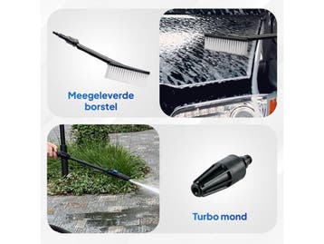 Lugia Hogedrukreiniger Pro - 185 bar - 2200W - 550 L/H -, Tuin en Terras, Hogedrukreinigers, Verzenden, Zo goed als nieuw, Lugia