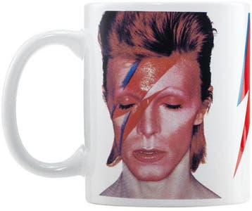 David Bowie Aladdin Sane Mok + Sokken officiële merchandise, Ophalen of Verzenden, Nieuw, Gebruiksvoorwerp
