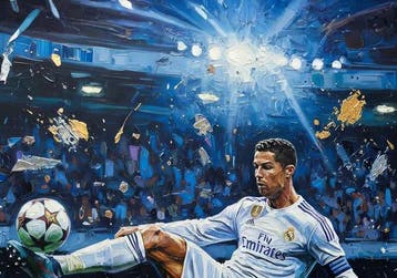 Jacob Hitt - does Cristiano Ronaldo w/COA XXL, Nieuw