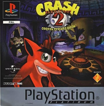 Crash Bandicoot 2 (platinum) (PlayStation 1), Verzenden, Gebruikt