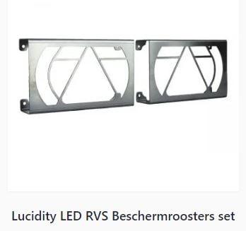 Lucidity LED RVS beschermroosters set Lucidity LED RVS, Ophalen of Verzenden, Nieuw