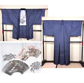 Heren Kimono Haori-set - Handgeschilderd - Geen Reserve -