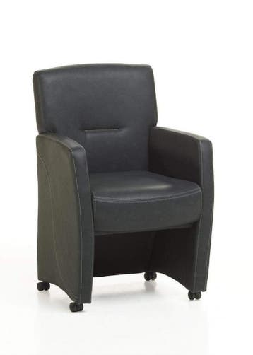 Eetkamerstoel Cindy - eetkamerstoelen - Antraciet, Nieuw, Stof