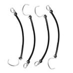 ProPlus Borgketting - PVC - 270 mm - Haak en Oog - 4 stuk..., Ophalen of Verzenden, Nieuw