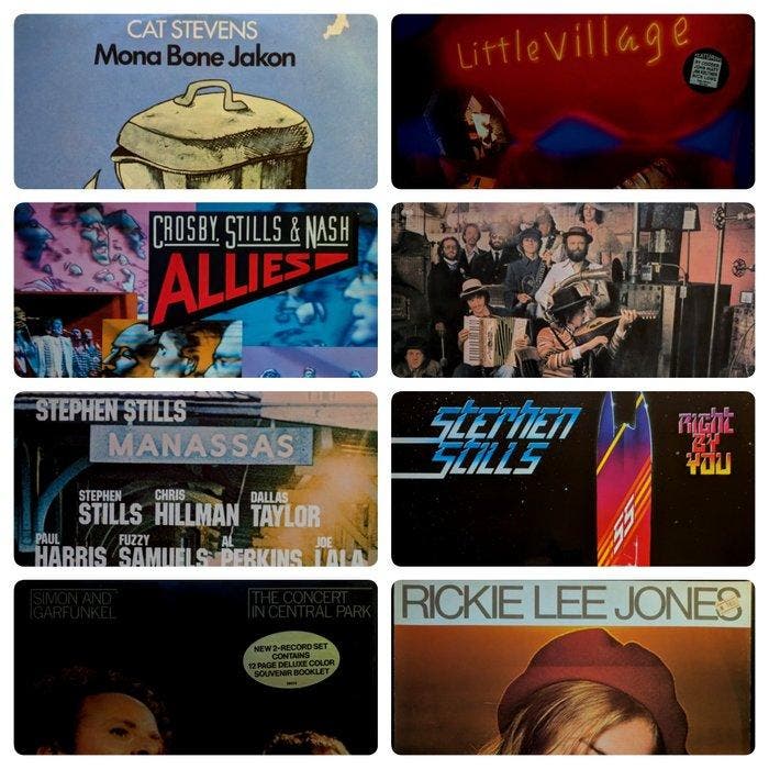 Stephen Stills, Bob Dylan & The Band, Little Village, Simon, Cd's en Dvd's, Vinyl Singles
