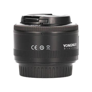 Yongnuo EF 50mm f/1.8 met garantie, Ophalen of Verzenden, Gebruikt