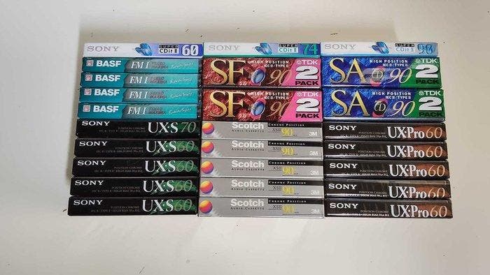 Scotch Tdk Sony Basf - Scotch Tdk Rones Maxell Philips Sony, Audio, Tv en Foto, Radio's