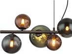Globo RIHA - hanglamp - grote eettafellamp - multicolor glas, Huis en Inrichting, Lampen | Hanglampen, Verzenden, Nieuw