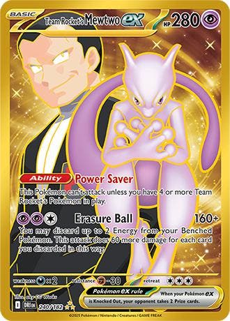 Team Rockets Mewtwo ex (DRI 240), Ophalen of Verzenden, Nieuw