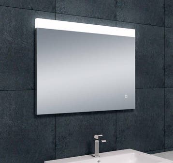 Single dimbare LED  condensvrije spiegel 800x600, Verzenden, Nieuw