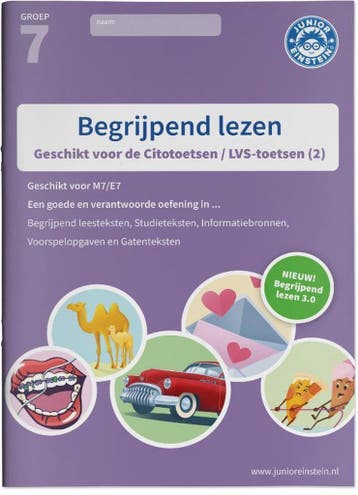Deel 2 - Groep 7 / Begrijpend lezen / Oefenboek, Verzenden, Zo goed als nieuw