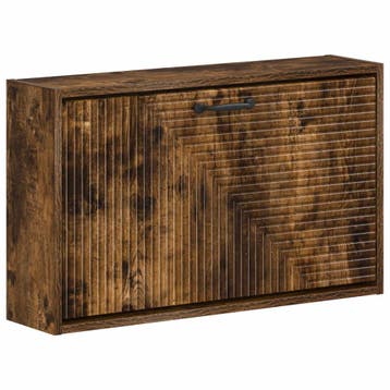 vidaXL Wandgemonteerde Schoenkast HAARLEM 71 x 17 x 43 cm, Verzenden, Nieuw