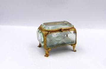 Sieradendoos - Glas, brons of messing - Napoléon III