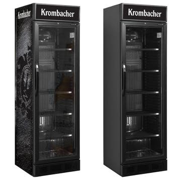 Krombacher glasdeurkoelkast 345 liter, Ophalen of Verzenden