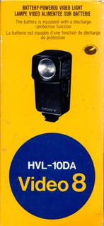 Sony HVL10DA Video Flash voor Handycam Video 8 Cameras (Ni, Verzenden, Nieuw