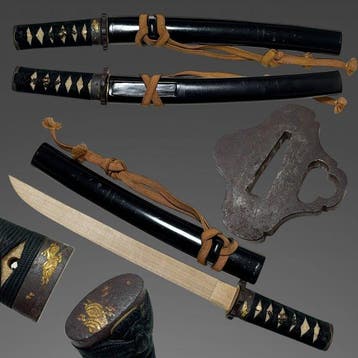 Katana - Antiek Nihonto, Hirazukuri dikke koshirae voor