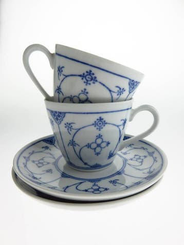 Kop- en schotels Blau Saks - Kahla - set van 2, Verzenden, Gebruikt