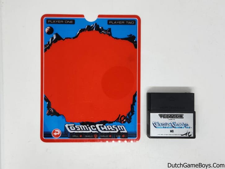 Vectrex - MB - Chosmic Chasm + Overlay, Spelcomputers en Games, Games | Overige, Gebruikt, Verzenden