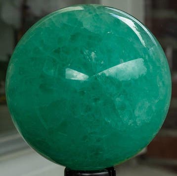Fluoriet Fine polished green fluorite Quality sphere -