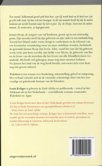 Wederkomst 9789023992950 Louis Krüger, Verzenden, Zo goed als nieuw, Louis Krüger
