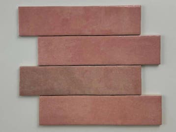 Wandtegel Roze 6x24,6cm (Muurtegels, Muur- en plafondtegels), Nieuw, 20 tot 40 cm, 10 m² of meer, Wandtegels