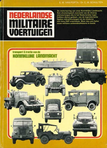 NEDERLANDSE MILITAIRE VOERTUIGEN BOEK NEDERLANDS, Gelezen, Algemeen, Verzenden, Dr. C. M. Schulten