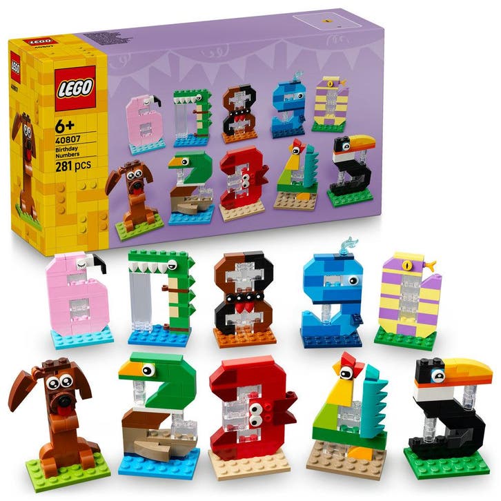 LEGO Iconic - Verjaardagscijfers 40807, Kinderen en Baby's, Speelgoed | Duplo en Lego, Ophalen of Verzenden