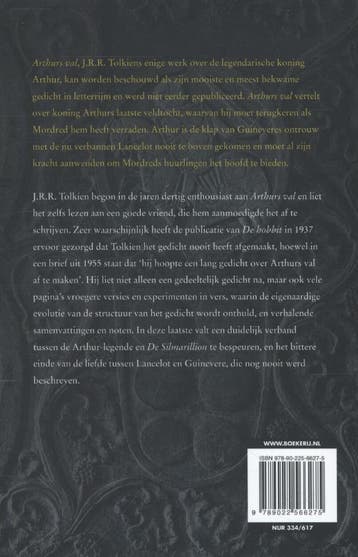 Arthurs val 9789022566275 J.R.R. Tolkien, Verzenden, Zo goed als nieuw, J.R.R. Tolkien