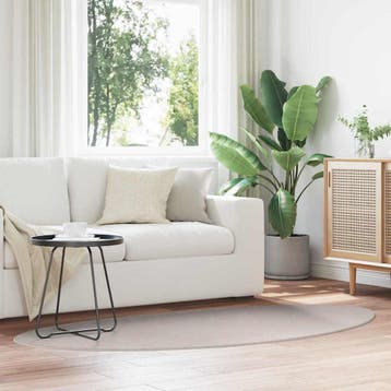 vidaXL Tapijt HUARTE Zand 100 x 200 cm Polyester, Verzenden, Nieuw, Bruin