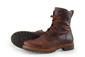 Panama Jack Veterboots in maat 41 Bruin, Bruin, Verzenden, Boots, Zo goed als nieuw