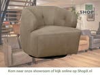 Leren draaifauteuil Cloud - Kenia Taupe (taupe/bruin), Huis en Inrichting, Fauteuils, Bohemian, Eigentijds, Klassiek, Modern, Retro, Romantisch, Scandinavisch, Vintage