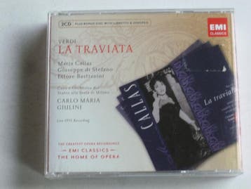 Verdi - La Traviata / Maria Callas, Carlo Maria Giulini (2 C, Ophalen of Verzenden, Zo goed als nieuw