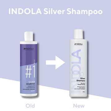 Indola Silver Shampoo 300ml, Ophalen of Verzenden, Nieuw, Shampoo of Conditioner