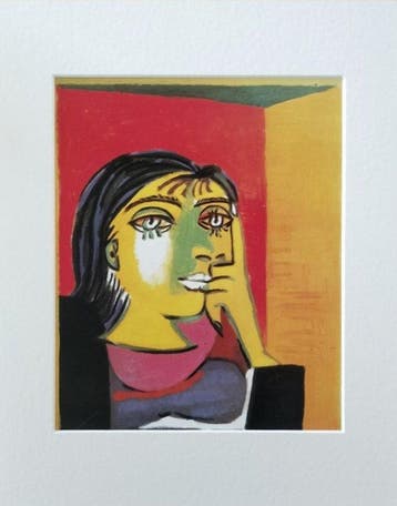 Pablo Picasso (after) - Dora Maar. - Jaren 1930, Antiek en Kunst, Kunst | Tekeningen en Foto's