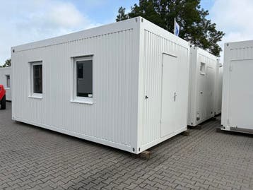 Kantoorunit - 6 x 3 meter | 2 zijramen links, Ophalen of Verzenden