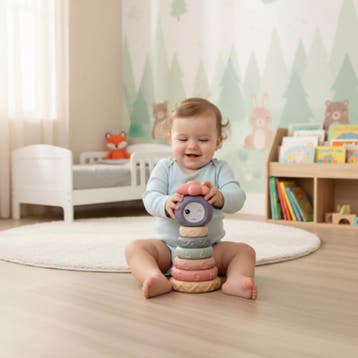 Ruhhy Zachte sensorische blokken 8-delig voor baby’s vana., Ophalen of Verzenden, Nieuw