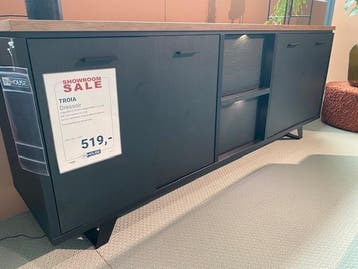 Troia dressoir, Ophalen, Met lade(s), Nieuw, 200 cm of meer