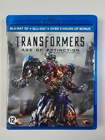 TRANSFORMERS AGE OF EXTINCTION (3D + 2D) (BLURAY), Cd's en Dvd's, Blu-ray, Verzenden, Gebruikt