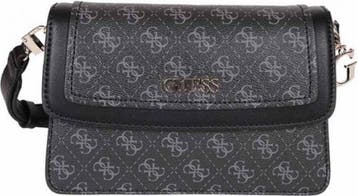 GUESS Camy Dames Schoudertas Zwart, Verzenden, Nieuw